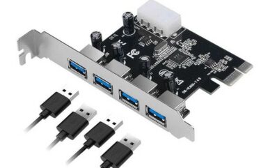 4 Port USB3 PCI-E Express card 5 Gbps Speed καρτα με 4 θυρες USB3 - PE43B OEM