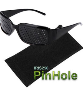 Στενοπικά γυαλιά πλέγματος χωρίς φακούς και με λεπτές τρύπες Pinhole Glasses IRIS250 OEM
