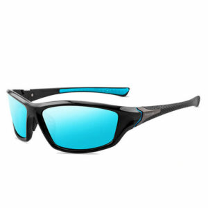 Σπορ γυαλιά UV400 ποδηλασίας μοτό με μαύρο μπλε σκελετο και θαλασσί φακό  - SXB80 OEM