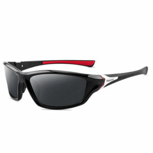 Σπορ γυαλιά UV400 ποδηλασίας μοτό με μαύρο κοκκινο σκελετο και γκρι φακό  - SXB81 OEM (Αντιγραφή)