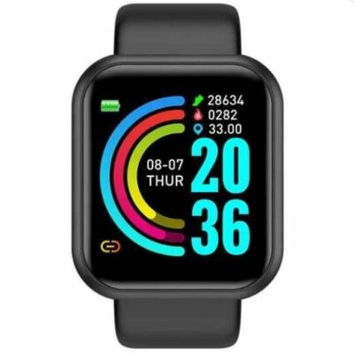 Bluetooth Έξυπνο Αθλητικό ρολόι Smart Watch activity tracker μέτρηση φυσικής κατάστασης μαυρο - 8Q2958A OEM