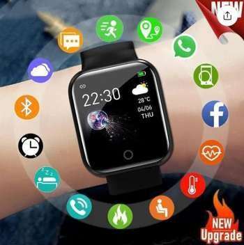 Bluetooth Έξυπνο Αθλητικό ρολόι Smart Watch activity tracker μέτρηση φυσικής κατάστασης λευκό - 8Q2958A OEM