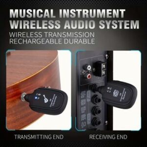 Ασύρματος αναμεταδότης ήχου για κιθάρα Wireless Transmitter / Receiver  - A8 OEM