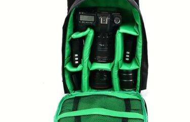 Ενισχυμένη τσάντα πλάτης - ώμου μεταφοράς φωτογραφικής camera και αξεσουάρ πράσινο - PCBGN150 OEM