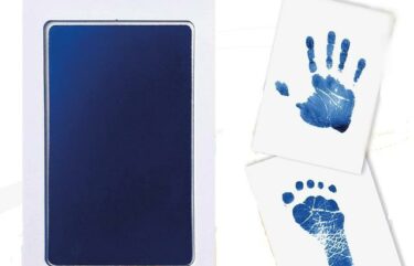 Σετ καρμπόν-κάδρο για αναμνηστικό αποτύπωμα μωρού ή κατοικίδιου χρώμα Μπλε - ΥΧC05 OEM