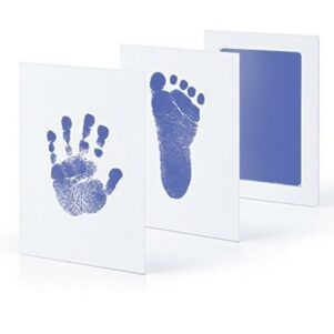 Σετ καρμπόν-κάδρο για αναμνηστικό αποτύπωμα μωρού ή κατοικίδιου χρώμα Μπλε - ΥΧC05 OEM