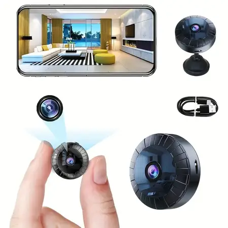 Μικροσκοπική ασύρματη WiFi Camera ψείρα ,υπέρυθρες,Spy camera, SD card slot - B23S  OEM