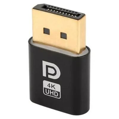 DISPLAY PORT  EDID Dummy Plug Virtual Display Emulator for mining - DPE4K OEM