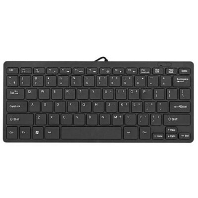 Μίνι πληκτρολόγιο Mini Keyboard  μαύρο Ultra-thin Waterproof - K-1000  OEM