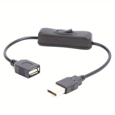 Διακόπτης  ON/OFF USB με καλωδιο και με USB αρσενικό και θηλυκό - USBONOF2 - OEM