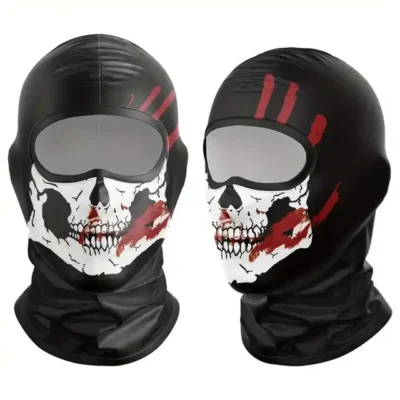 Μπαλακλάβα full face ,κρανίο σκελετός Skeleton Blood hand Skull Face - BSF44 OEM