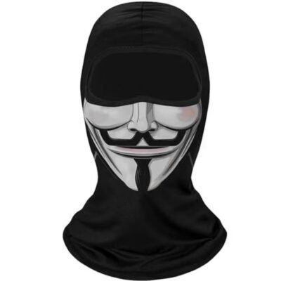 Full face Μπαλακλάβα Anonymous μάσκα λαιμού φιγούρα Guy Fawkes  - FFV0203 OEM