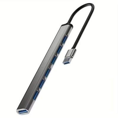 Μεταλλικό USB3  Hub 7 Θυρών σούπερ φορητό μέγεθος, USB 3.0 Hub 7 ports - LL001 OEM