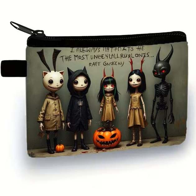 Gothic Dolls Anime horror Πορτοφόλι θήκη φερμουάρ ιδανικό για χρήματα ,κλειδιά, αντικείμενα- GMD105 OEM - Image 2