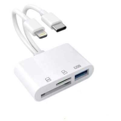 Card Reader  Διπλής Θύρας (Lightning & Type-C) για iPhone, iPad & Android - NK103 - OEM