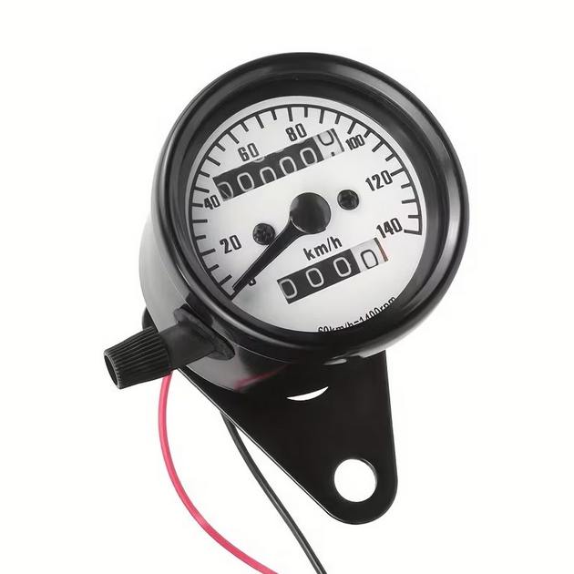 Αναλογικό Ταχύμετρο Μοτοσυκλέτας Universal (0-140 km/h) με Οδόμετρο & Φωτισμό - HIFAST140 OEM