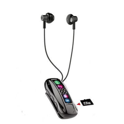 Ασύρματα Αθλητικά Ακουστικά και MP3 Player Bluetooth με Κλιπ,Οθόνη LED & Υποδοχή Κάρτας μνήμης - SPORTOR52 OEM